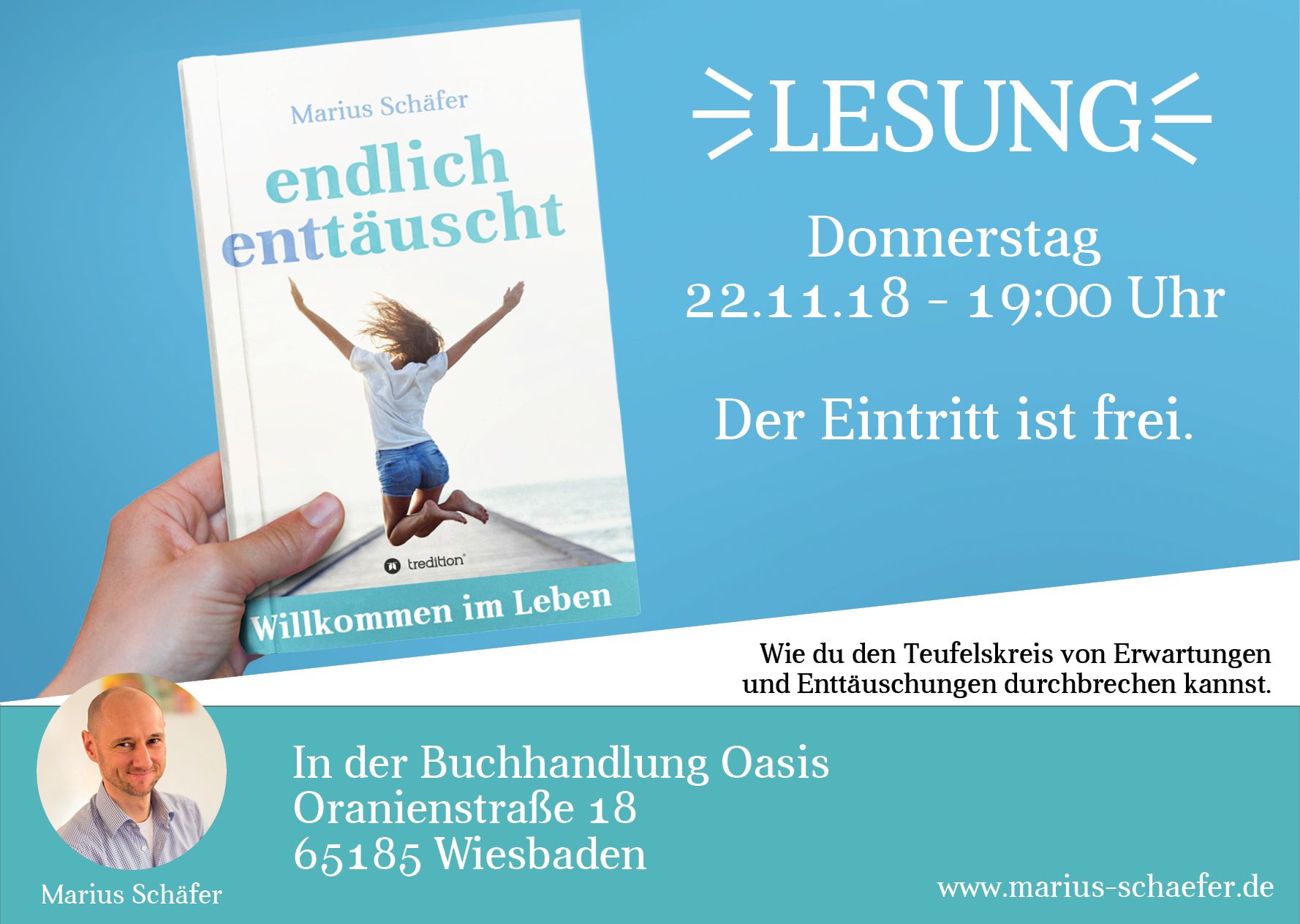 Lesung Oasis Wiesbaden