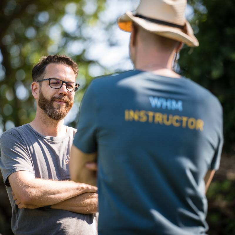 Einzelgespräch auf dem Workshop