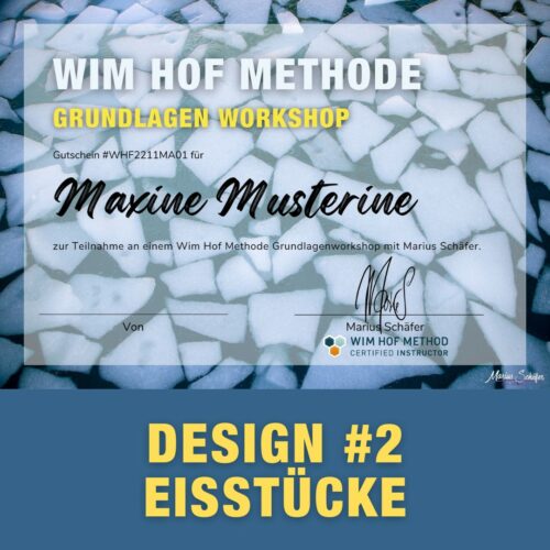 Gutschein Design #2 - Eisstücke