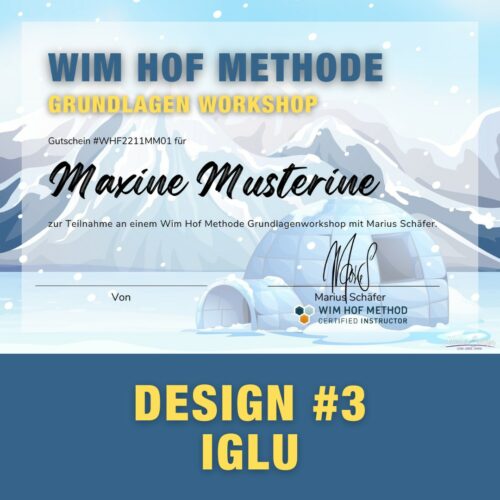 Gutschein Design #3 - Iglu