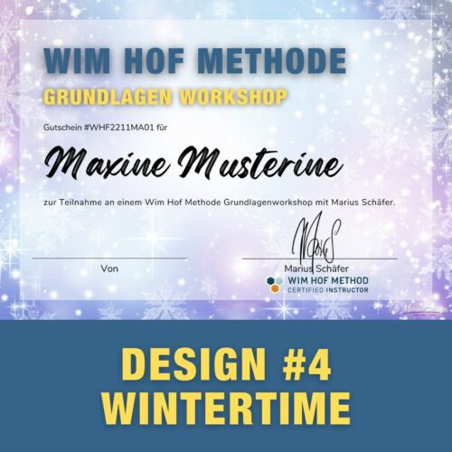 Gutschein Design #4 - Wintertime